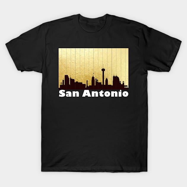 The Love For My City San Antonio Skyline Great Gift For Everyone Who Likes This Place. T-Shirt by gdimido